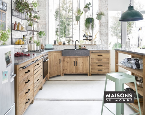 Cuisine printanière Maisons du Monde